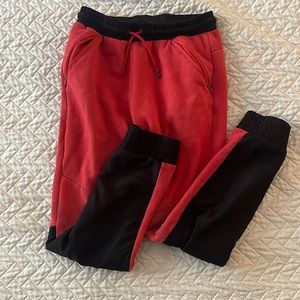 All in Motion Red Pants with Zipper Pockets